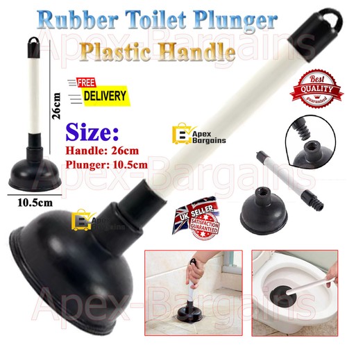 Rubber toilet plunger - toilet,
