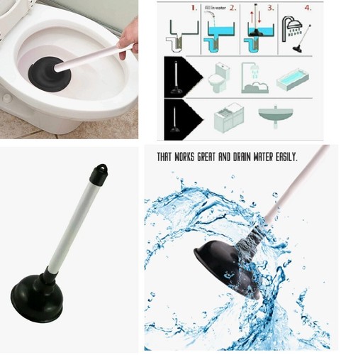 Toilet sink drain - drain, plunger