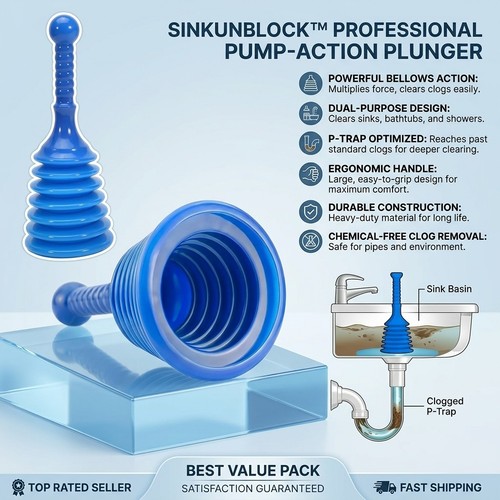 Heavy duty sink plunger rubber - heavy,