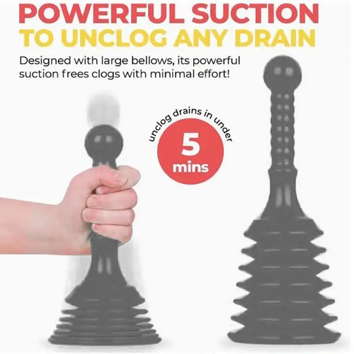 Heavy duty sink plunger - sink, rubber