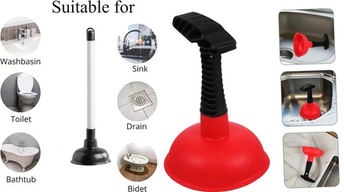 Toilet sink drain bath plunger - sink,