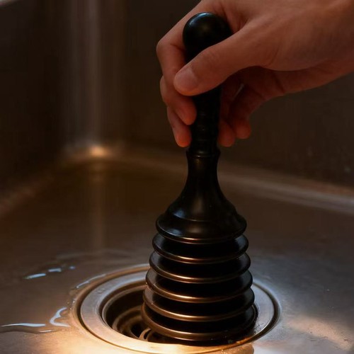 Heavy duty sink plunger rubber - heavy,
