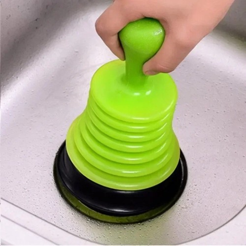 Sink toilet plunger drain - &,